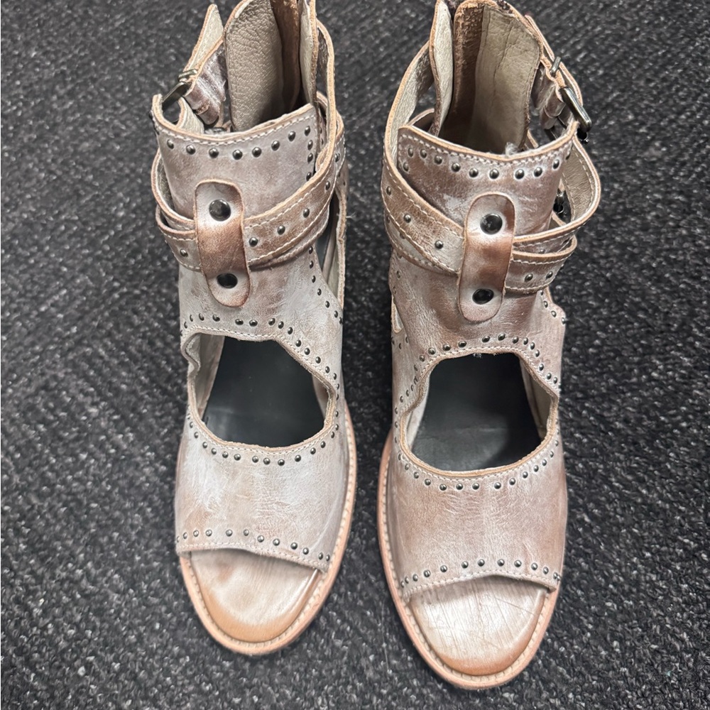 Freebird Women's Cosmic leather booties.